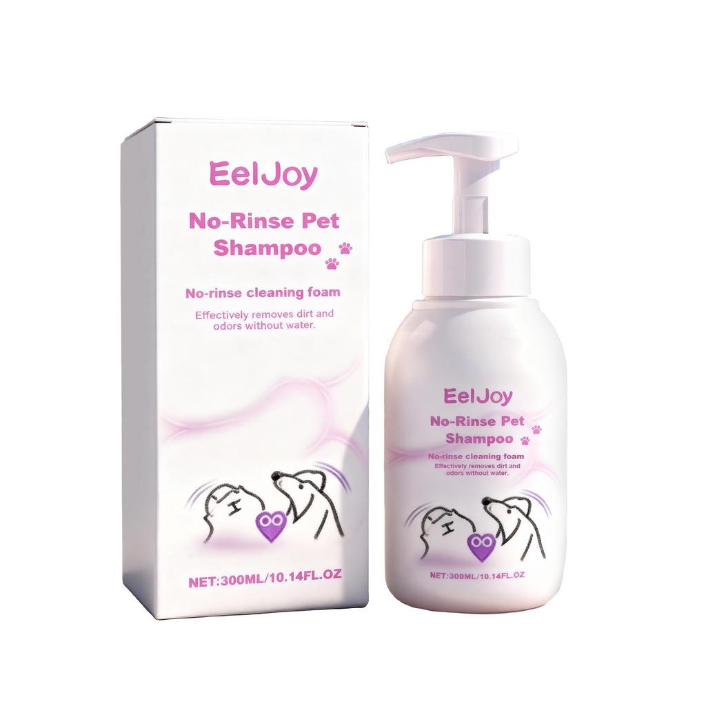 EELJOY No-Rinse Leave-In Pet Shampoo Foam - Fur Cleansing & Softening Care