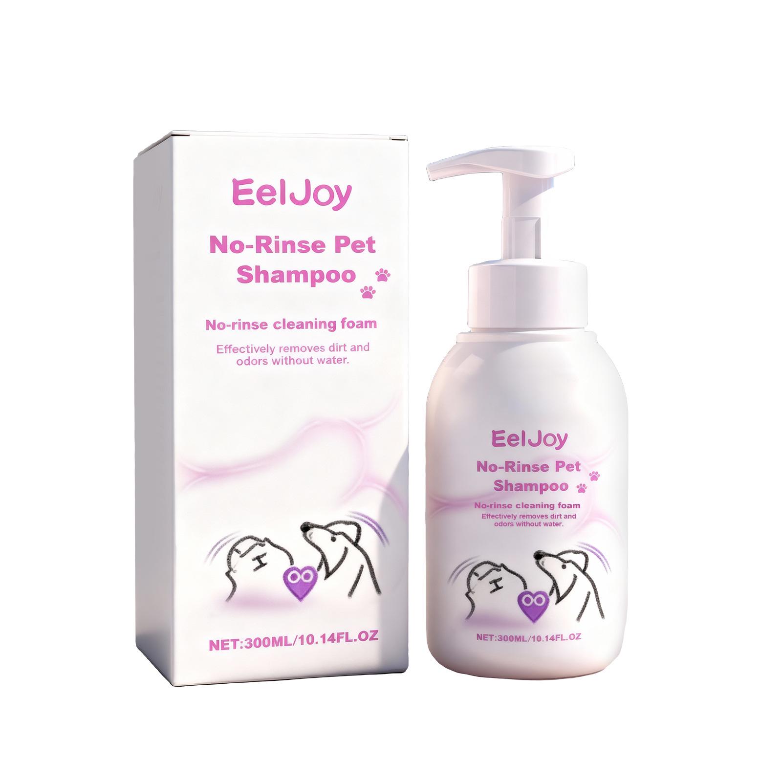 EELJOY No-Rinse Leave-In Pet Shampoo Foam - Fur Cleansing & Softening Care 300ML