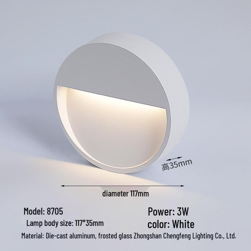 Waterproof LED Step Light for Outdoor Ramps & Corners, Die-Cast Aluminum Plinth Light
