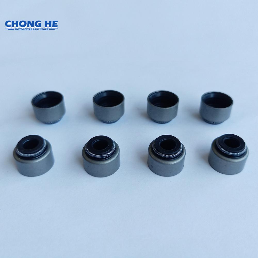 16pcs 3.5mm 4mm 4.5mm 5mm 6mm Motor Bike Engine Intake Exhaust Valve Stem Oil Seal For Honda For Yamaha For Suzuki For Kawasaki