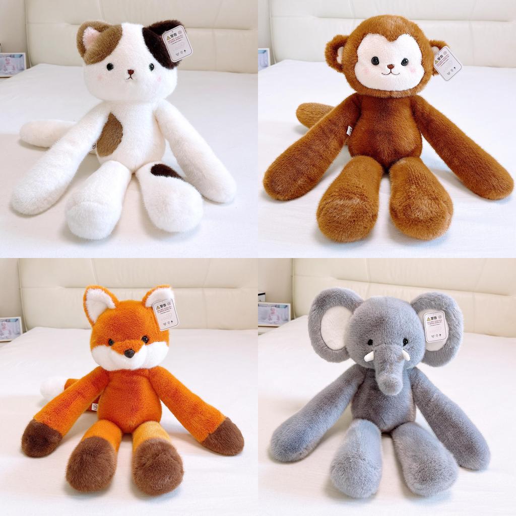 Plush Monkey Animal Pillow Large Soft Toy For Kids And Adults