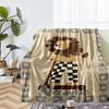Custom Name Lion Theme Printed Blanket - Perfect for Couch, Bed, Travel & Outdoor Use | Machine Washable, Cozy & Durable.