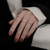 Winding Cross Butterfly Ring Female Niche Design Trendy Cold Wind Personality Love Shape Open Index Finger Ring