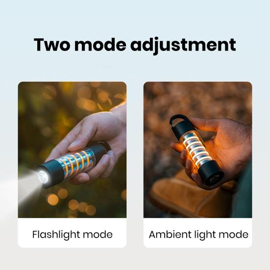 LED Camping Lantern Super Bright Dimmable Waterproof Rechargeable High Lumens Hiking Fishing Emergency Tent Light Flashlight