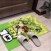 Ben 10 Cartoon Pattern Rug, Indoor/Outdoor Mat, for Picnic, Gameroom, Bedroom, Office, Living Room, Home Decor Carpet, Birthday Gift