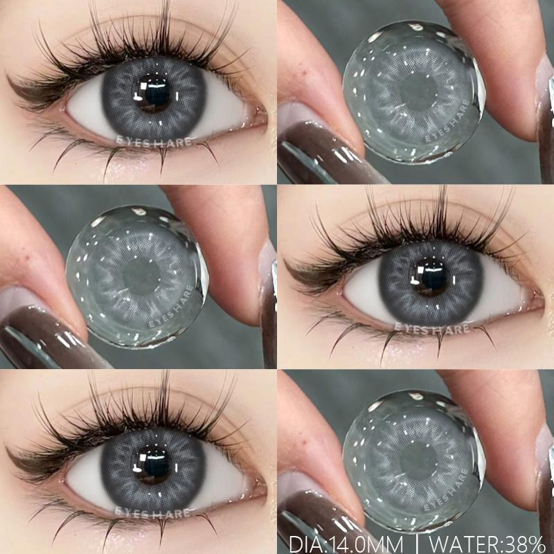 1pair/2pcs Colored Pupils for Eyes Cosmetic Green Eye Lenses Color Gray Lenses for Eyes Blue Contacts Brown Lenses