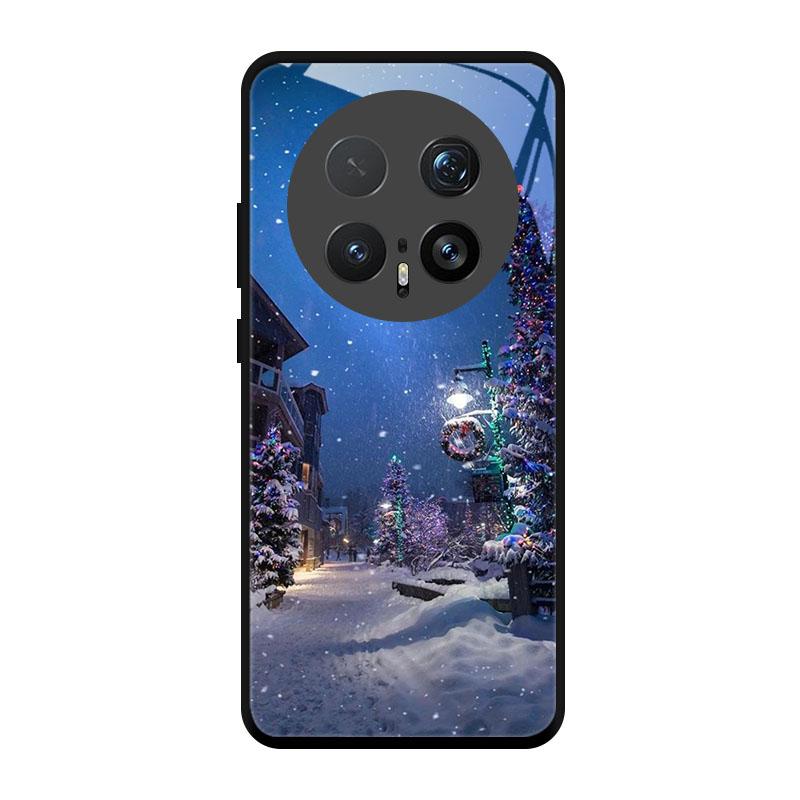 Christmas Painted Cover For Honor Magic 7 8 X60 X50 Pro Magic8 X50i X50GT 90 Lite Case Tempered Glass Protection Funda Shell