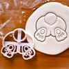 3pcs Easter Biscuit Cutters Set, Plastic Pastry Stampers, Bunny & Chick Shapes, Baking Tools for Spring Holiday Treats