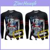 Harley Quinn T Shirt For Men Long Sleeve Polyester Casual Streetwear Teenager Style
