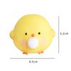 Handmade Cute Blow Bubble Chick Squishy Fidget Toys Decompression Sensory Stress Relief Squeeze Toy For Adults Kids Party Favors