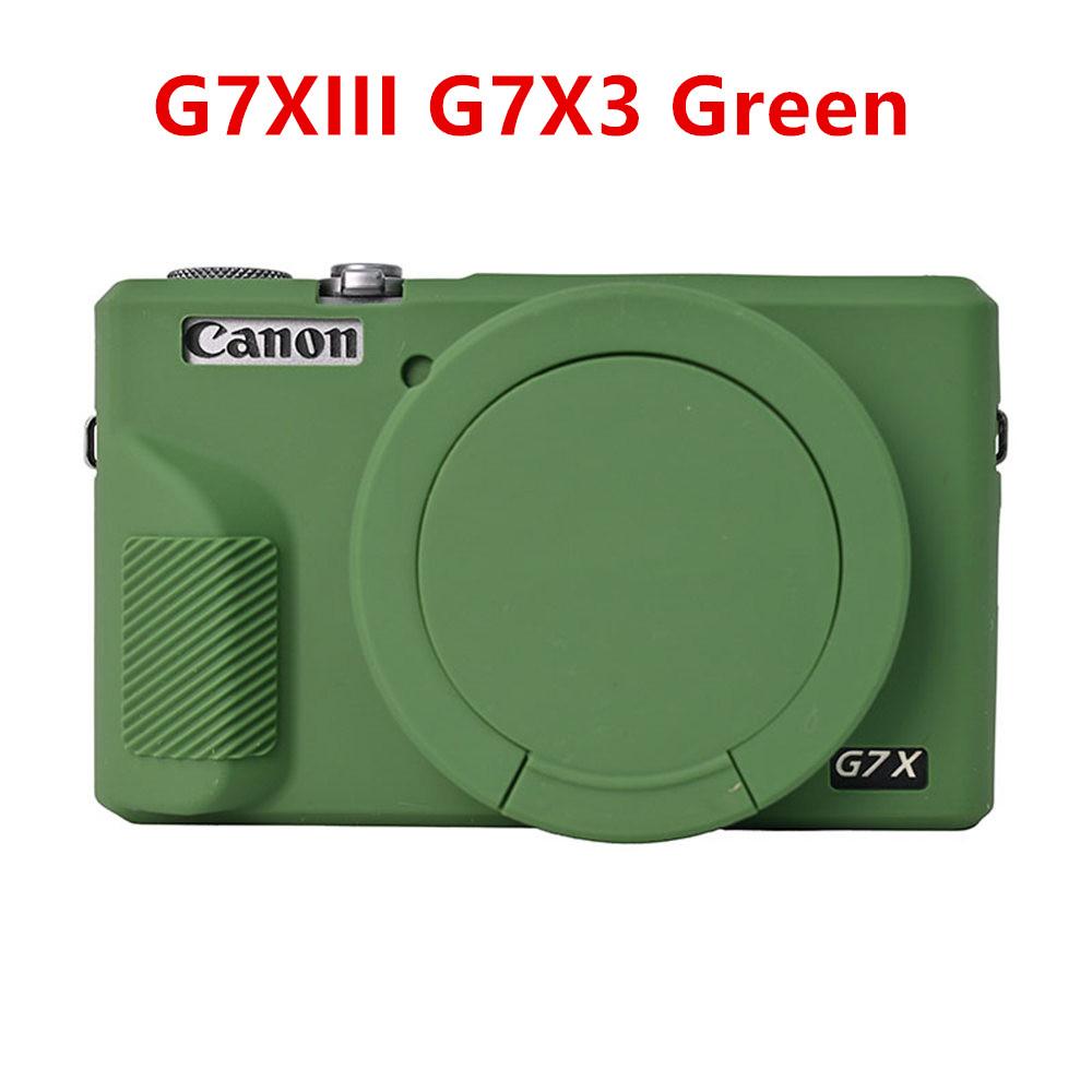 G7XII G7XIII Weiche Gummi Silikonhülle Für Canon PowerShot G7X Mark II III G7X2 G7X3 Panzer Gehäuseabdeckung Skin Mit Objektivschutz
