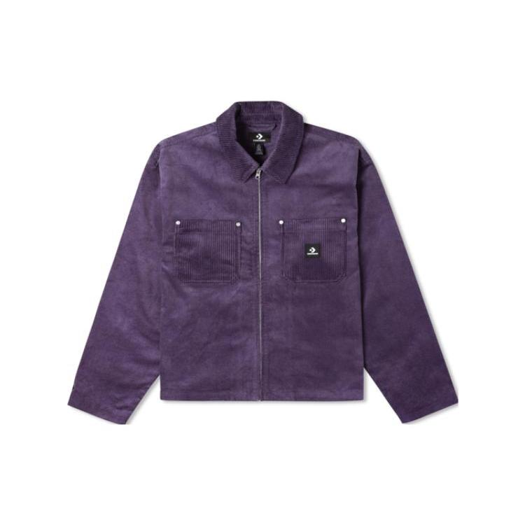 Converse Lightweight Shop Jacket Men's Purple 10023770-A02