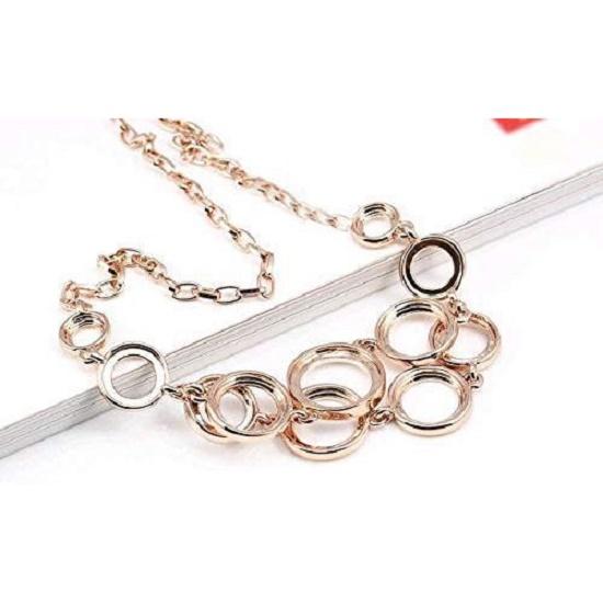 Jewellery Sets for Women Crystal Studded Necklace Jewellery Set Bracelet with Earrings For Girls/Women
