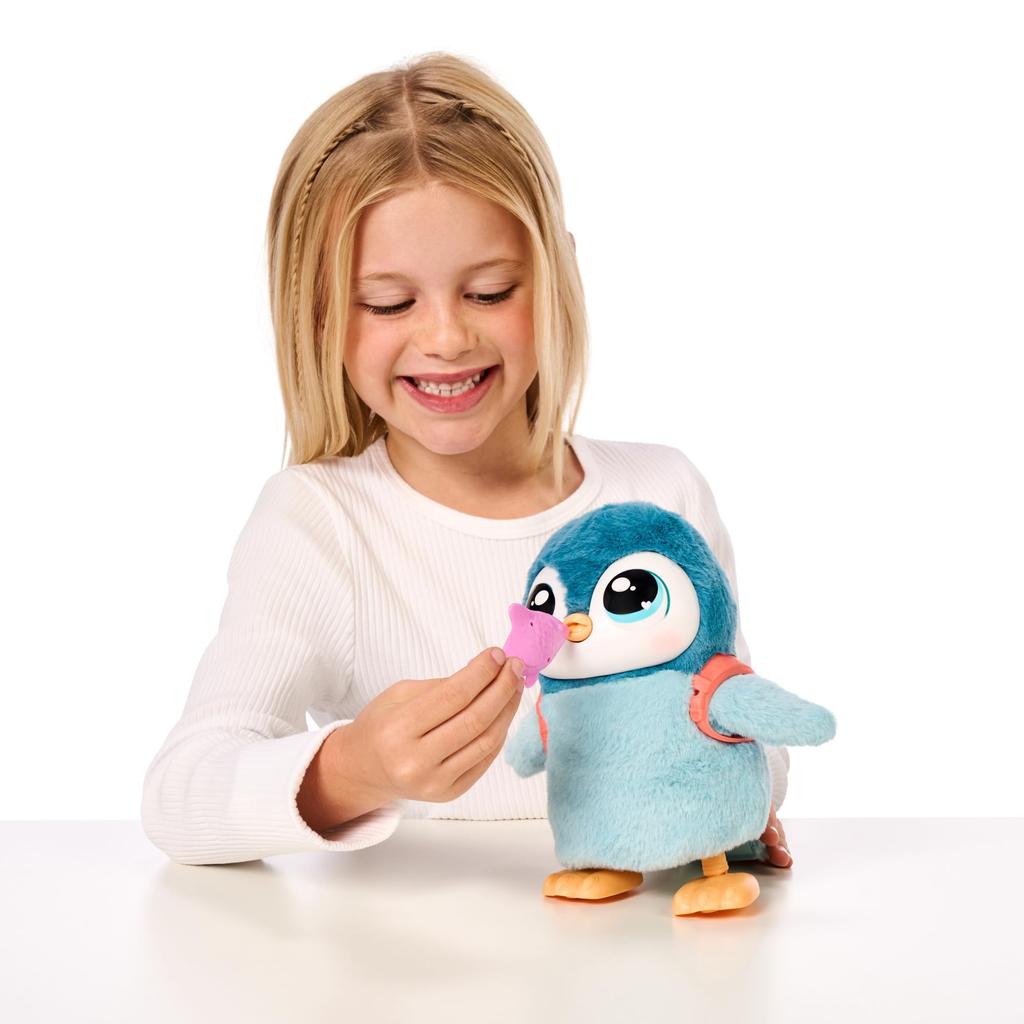 Little Live Pets My Walking Penguin Waddles Soft and Cuddly Interactive Toy Penguin That Dances and Flaps Sounds and Batteries for Kids Ages -