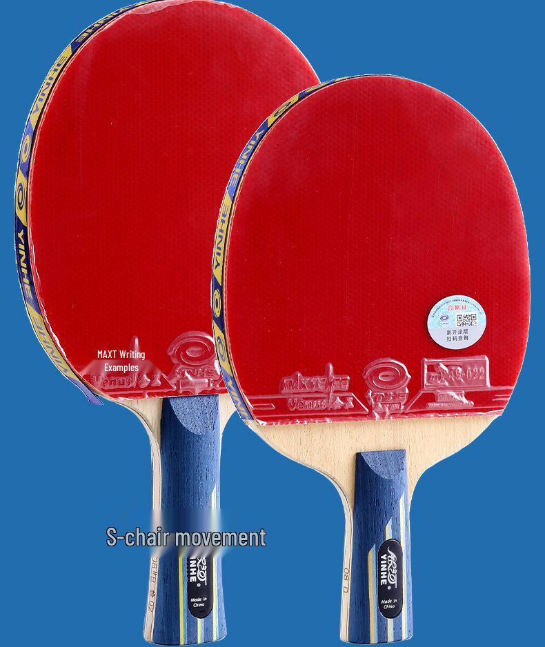 Galaxy Table Tennis Racket: 5-Star for Children, 6-7 Star for Students, 8-Star for Professionals