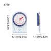 Baseplate Map Compasses with Scale Ruler Accurate Orienteering Compasses for Backpacking, Camping, Survival Navigation