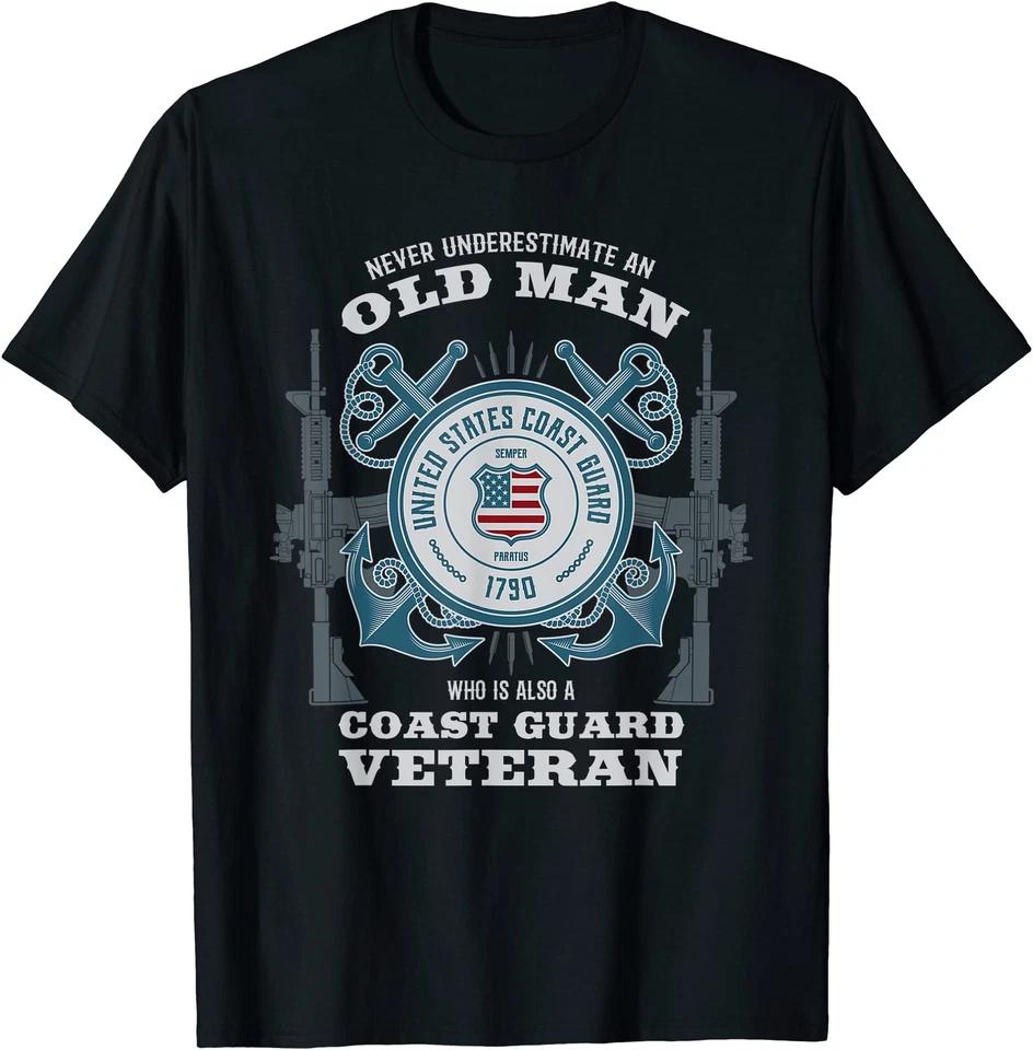 U.S Coast Guard Veteran Gift T-Shirt Size