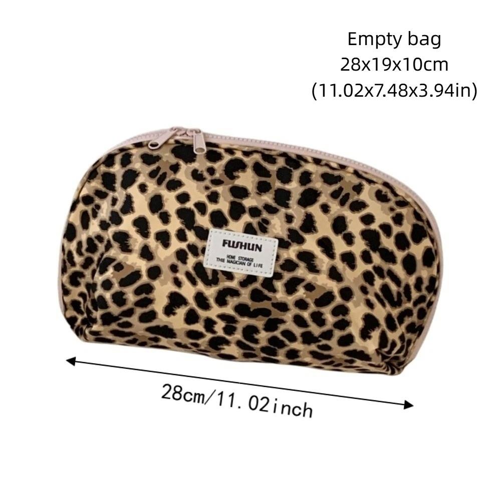 Leopard Print Underwear Organizer Bag Cartoon Puppy Dog Multi-function Bra Storage Bag Close-fitting Large Capacity