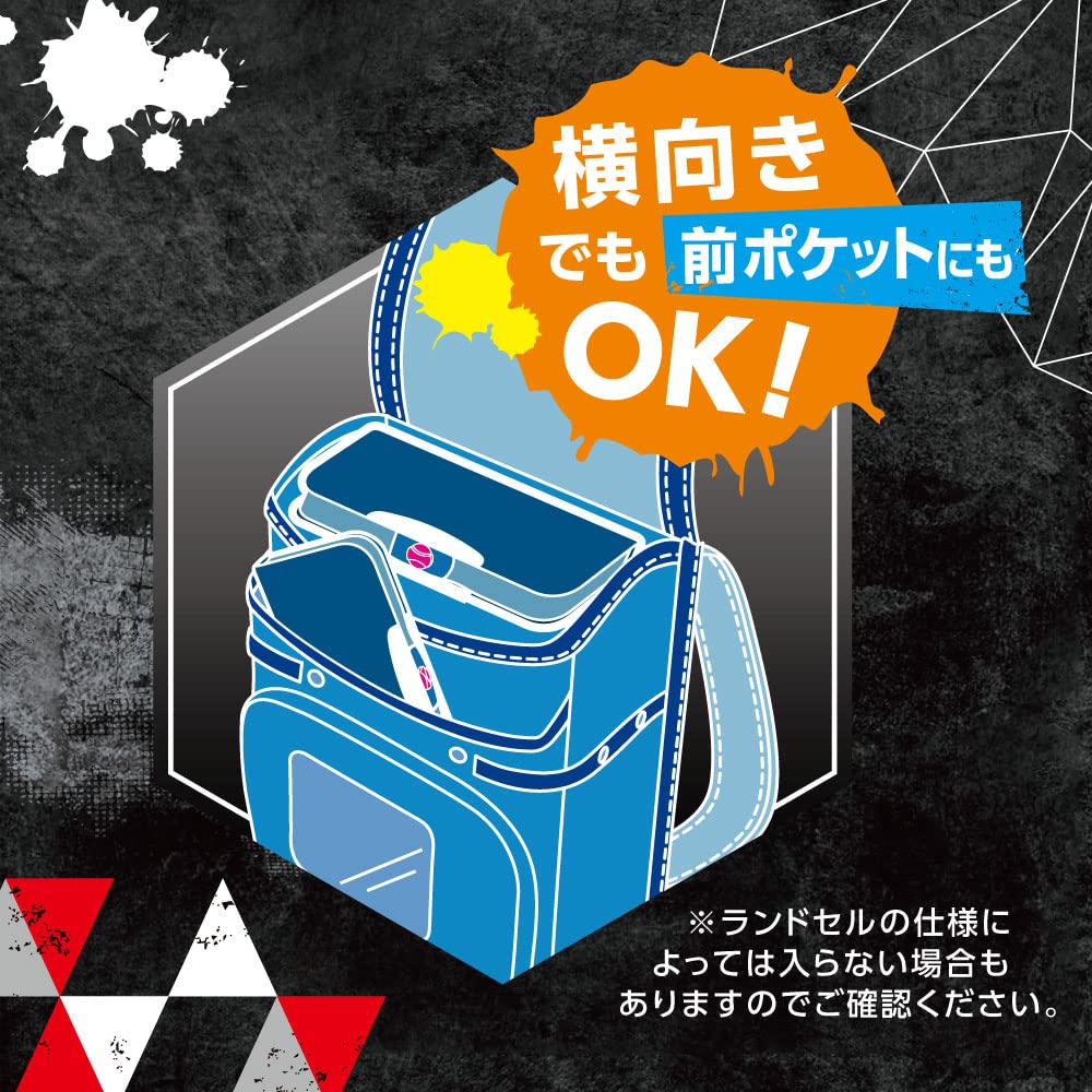 Sonic Pencil Case Brave Alrock Slim with Clear Pouch Black Double-sided FD-5670-D