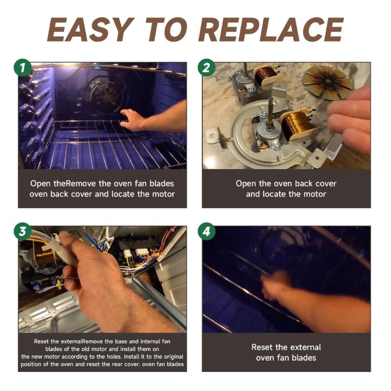 Range Convection Fan Motor Replacement EAU61865301 Cooling Fan Motor Assembly Microwave Oven Accessories Enduring