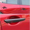 Car Outer Door Handle Frame Panel Cover Trim For Mazda CX-70 CX-80 CX-90 2025 2026 ABS Chrome / Black / Carbon Fiber Accessories