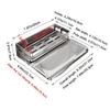 Large Capacity Self-Draining Sink Shelf Moisture-proof Soap Sponge Holder  Bathroom