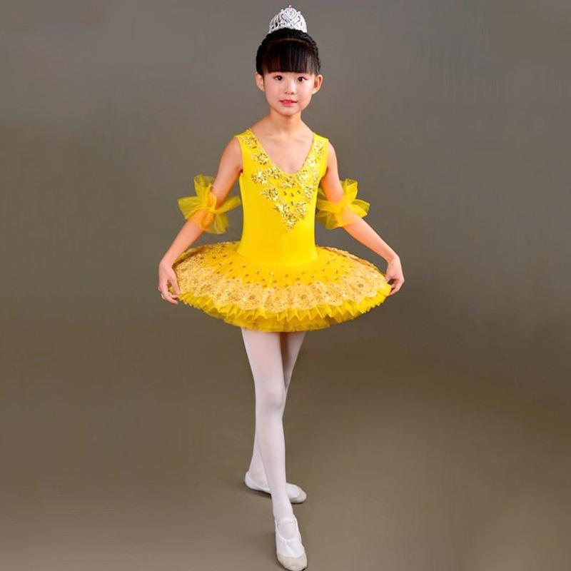 Dance Ballet Flying Sleeve Skirt Cute Princess Style Tutu Skirt Spring Sweet Performance Practice Clothes
