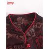 2025 Spring/Autumn Chinese Style Grandma Cardigan: Elegant, Turn-Down Collar Coat & Stand-Up Collar Top for Middle-Aged & Elderly