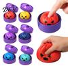 Dumpling Squeezing Toy Squeeze with Purple Steamer, Creepy Steamed Bun Stress Relief Office Desk for Halloween, Home Relaxation Ball Fidget Toys