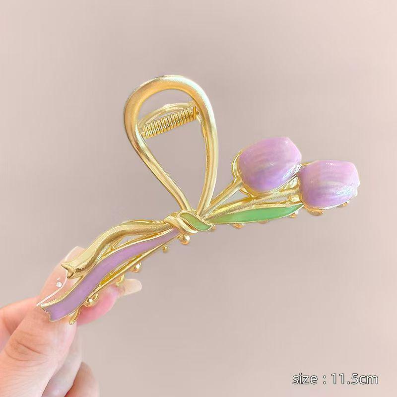 

Милый темперамент Большая цветочная заколка для волос: Бестселлер Весна/Лето 2024