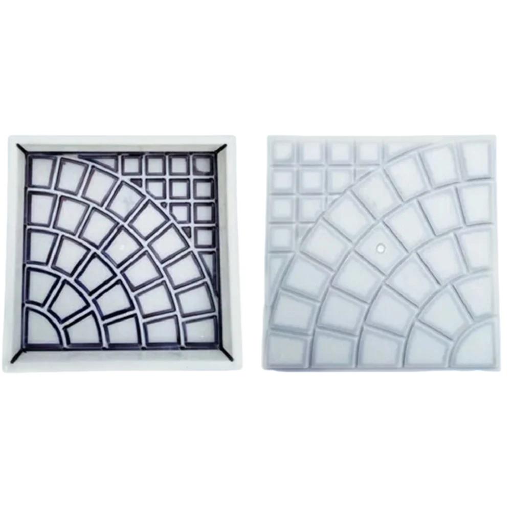 Plastic Concrete Molds Reusable DIY Road Path Paving Brick Mould Garden Path Concrete Brick Mold for Sidewalk Walkway Path Patio
