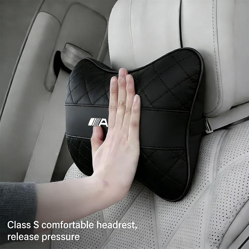 Car For Mercedes Benz AMG A/B/C/E/S Class W203 W206 W220 W205 Tire Valve.Seat Neck Pillow Headrest Lumbar Waist Support Cushion.