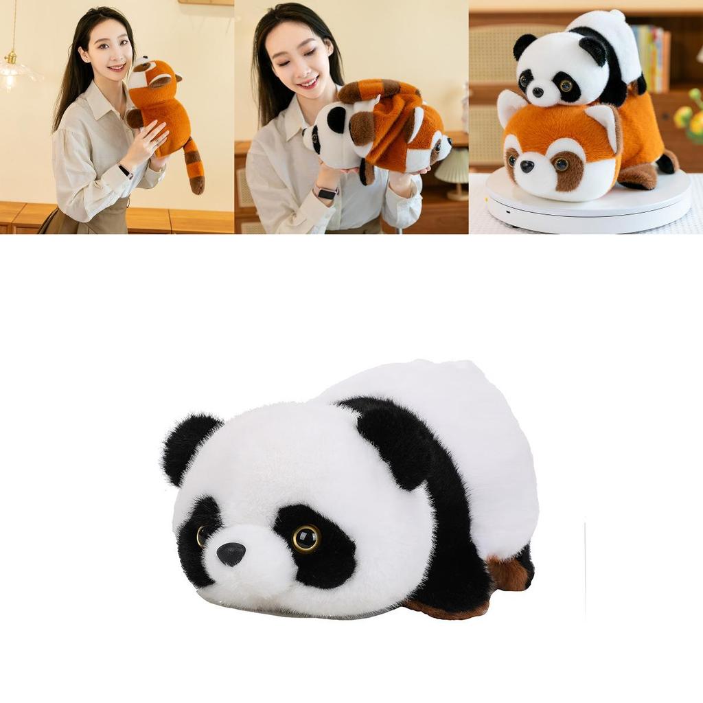 Flip Panda Plush Toy With Custom Design In Cute Animal Style For Kids Playtime Fun
