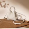 Bucket Bag, Genuine Leather, Elegant Single-shoulder Crossbody Handbag for Commuting