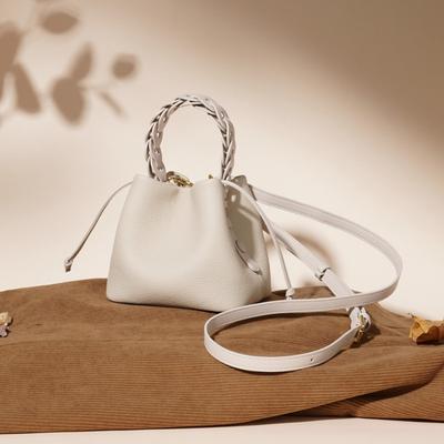 Emmer Tas, Echt Leer, Elegante Enkele Schouder Crossbody Handtas voor Dagelijks Gebruik