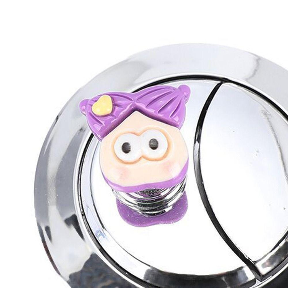 

Забавная большая кнопка для унитаза с ртом, защитная кнопка для ногтей, кнопка смыва для ванной комнаты Style 2