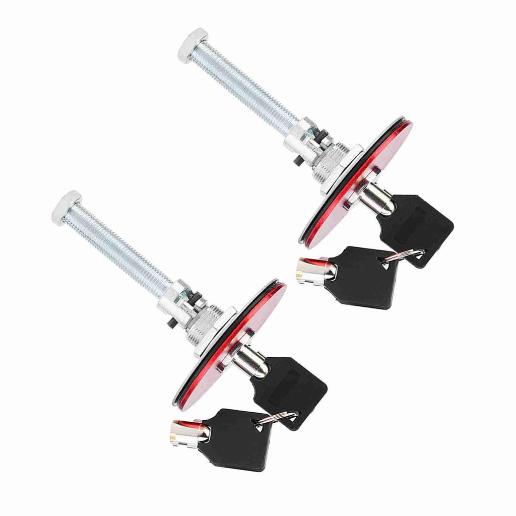 Auto Universal Motorhaubenabdeckung Schloss Schlüsselstift-Kit Sicherheitsriegelstift  (rot)