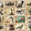 32pcs, Punk Steam Age Postcard, Mechanical, Birthday/Anniversary Gift, Collectible, Suitable for Gift Giving, Mailable.