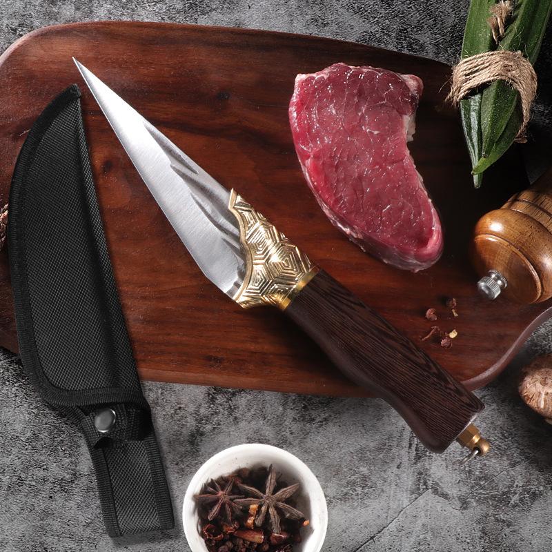 Nůž Bonig z nerezové oceli Nože na ryby Sekáček na maso Nůž na loupání Ručně vyráběný kovaný kuchyňský nůž Kuchařský nůž Kráječ