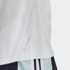 Adidas Solid Color Logo Breathable Round Neck Short Sleeve T-Shirt Women Tops White HL1454