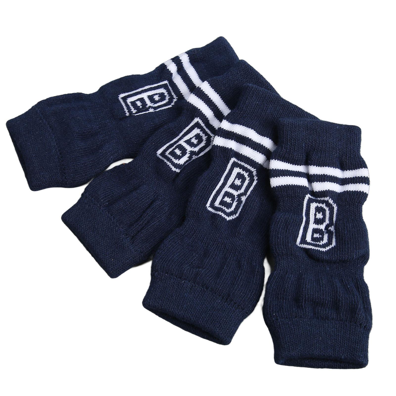 

4pcs Dog Elbow Protector Joint Protection Dirty Resistance Stylish Letter Pattern Pet Elbow Protective Sleeve M Size: 44 X 44 X 34cm / 17.32 X 17.32 X 13.39in