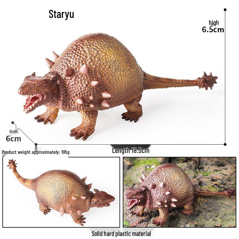 Prehistoric Beast Toy Model - Solid Heavy-Footed Animal Replica for Boys & Girls, Paleontological Display & Gift
