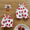 Pet Spring Strap Strawberry Tank Top Cute Small Dog Dress Teddy Puppy Clothes Dog Clothes for Small Dogs