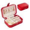 Jewelry Box, Leather Stud Earrings, Rings, Necklaces, Large-capacity Storage Box, Exquisite and High-end Jewelry Storage.