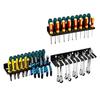 Wall Mount Tool Organizer for Screwdrivers Pliers and Wrenches Metal Tool Holder Rack for Garage or Workshop Storage