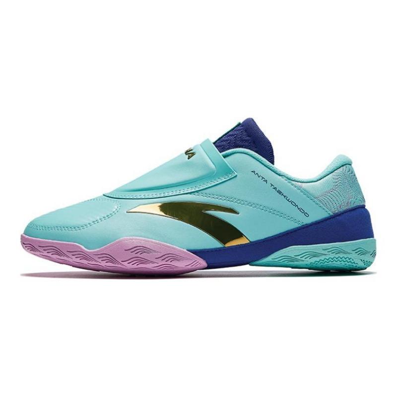Anta Men Professional Low-top Taekwondo Shoes Green Blue 412440104-7 42