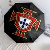1 PC Automatic Folding Umbrella - Portugal National Football Logo Pattern, Portable & Foldable Design with 8 Ribs, Christmas Birthday Gifts