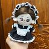 Retro 10cm Doll Dress Maid Costume Cotton Dolls Halter Dress  Idol Star Doll