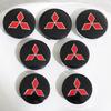 4 Stück 56mm 60mm 65mm 68mm Mitsubishi Autoemblem Radnabendeckel Auto Felge Umbau staubdichter Aufkleber Styling-Zubehör