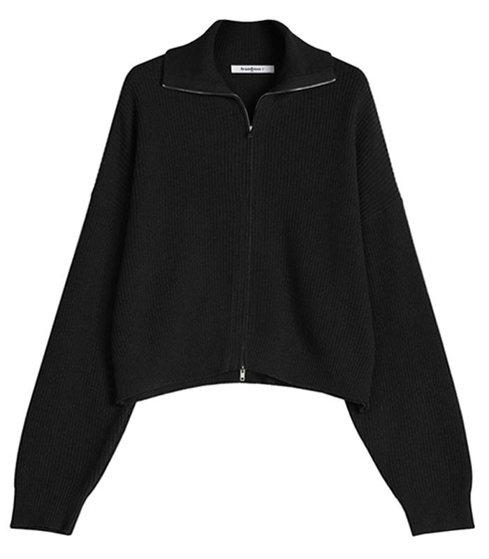 Avandress Two-Way Turtleneck Zip-Up Knit - 7Col